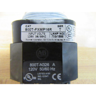 Allen Bradley 800T-FXMP16R Push Pull Switch - Used