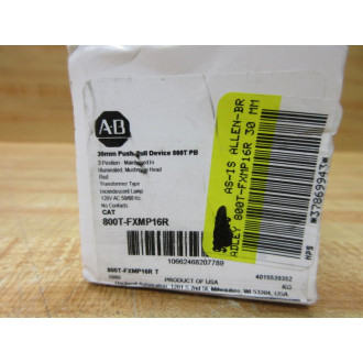 Allen Bradley 800T-FXMP16R Push Pull Switch