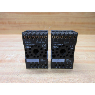 Kuhnke Z393.01 Relay Socket Z39301 (Pack of 2) - Used