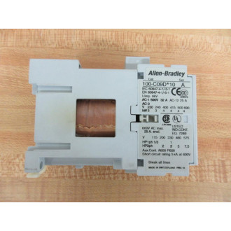Allen Bradley 100-C09*10 Contactor 100-C09D10 - Used