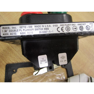 Rees 02712-032 Double Plunger Switch