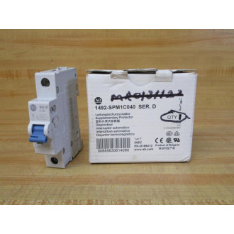 Allen Bradley 1492-SPM1C040 4A Circuit Breaker 1492SPM1C040