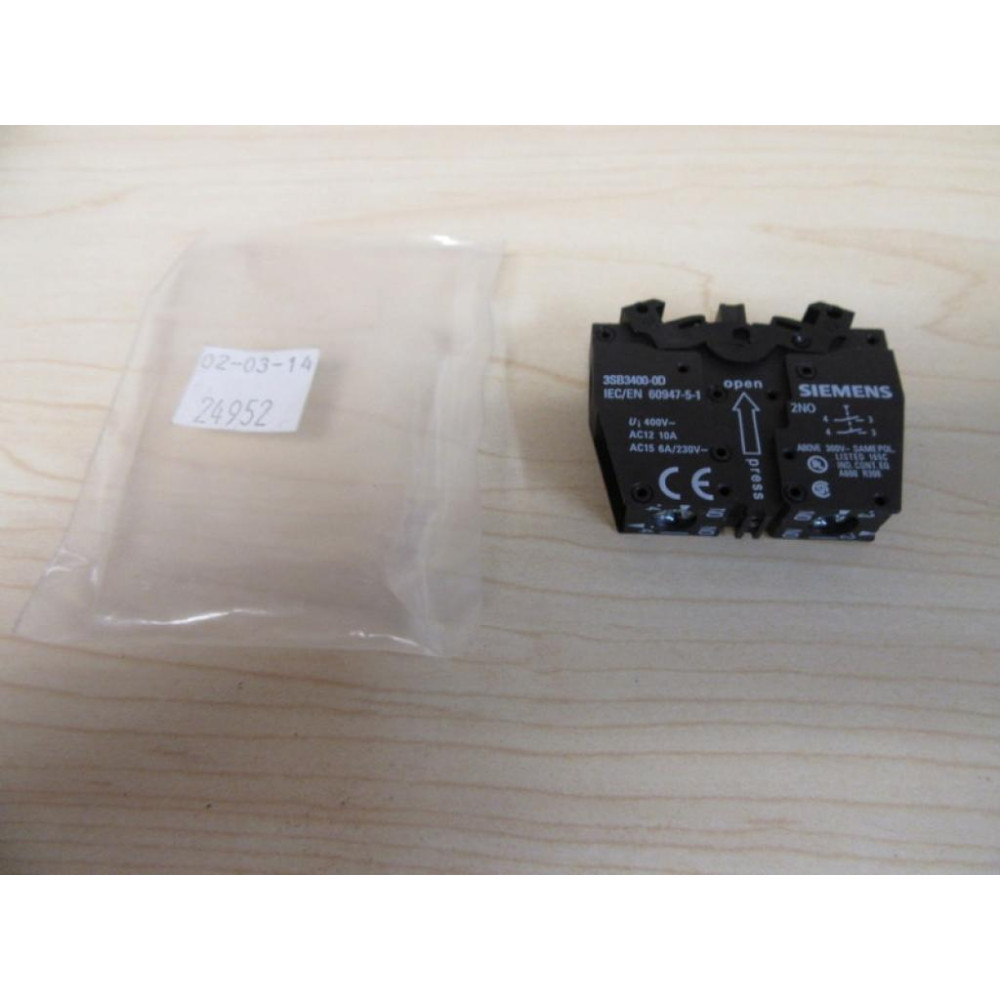 Siemens 3SB3400-0D Contact 3SB34000D