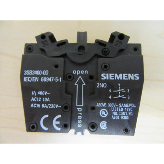 Siemens 3SB3400-0D Contact 3SB34000D