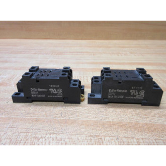 Cutler Hammer D7PA2 Relay Socket (Pack of 2) - Used