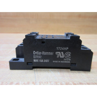 Cutler Hammer D7PA2 Relay Socket (Pack of 2) - Used