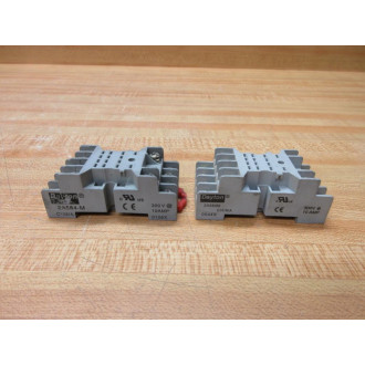 Dayton 2A584M Relay Socket (Pack of 2) - Used