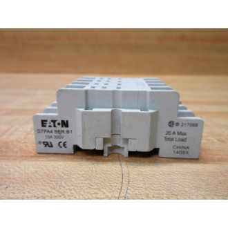 Eaton D7PA4 Relay Socket - Used