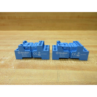 Finder 94.44.1 Socket 94441 10A, 300V (Pack of 2) - New No Box
