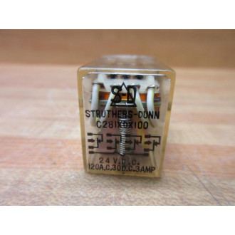 Struthers Dunn C281XDX100-24VDC Relay C281XDX100
