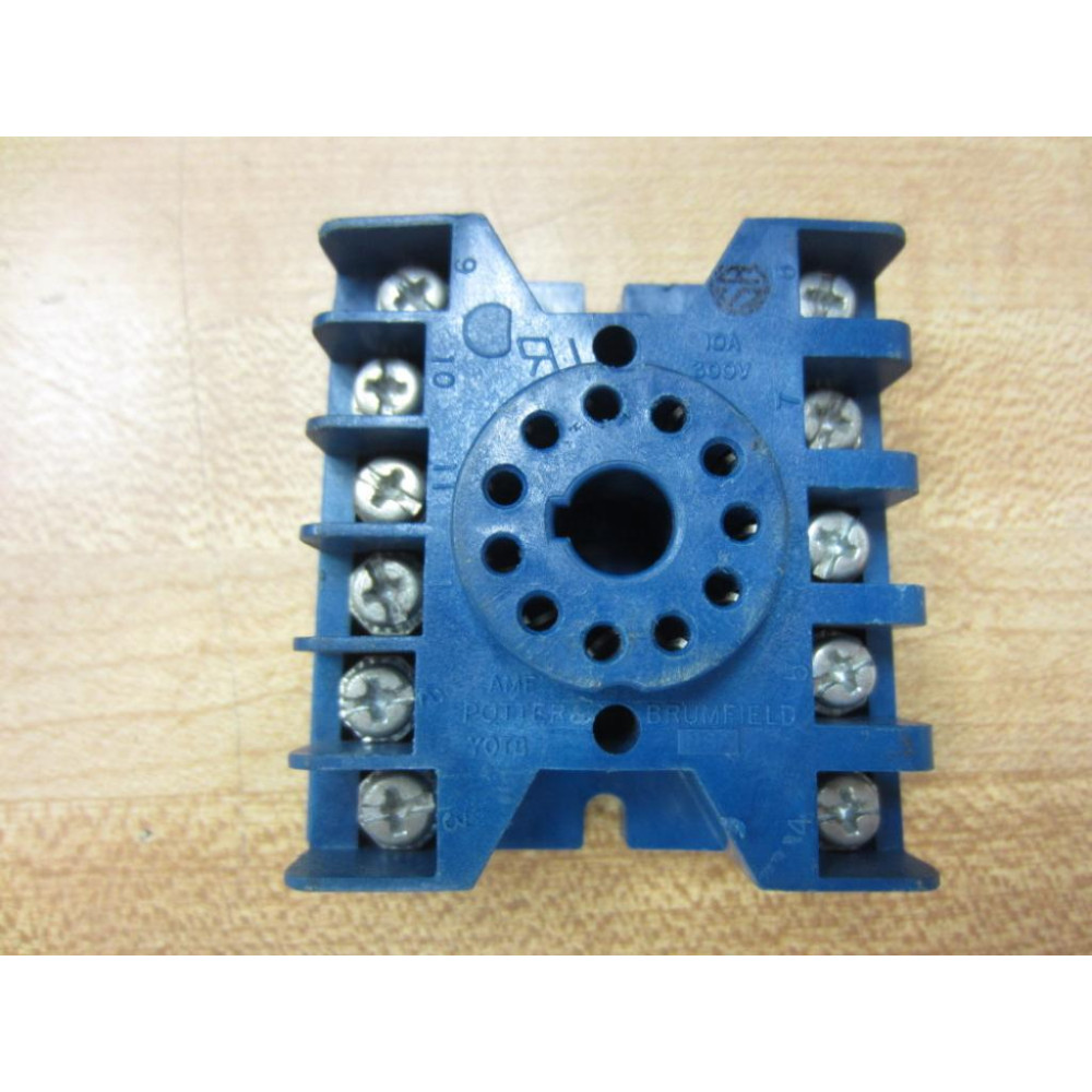 Potter & Brumfield 27E123 Relay Sockets Tyco Blue - Used