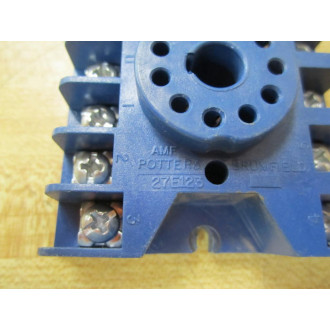 Potter & Brumfield 27E123 Relay Sockets Tyco Blue (Pack of 2) - New No Box