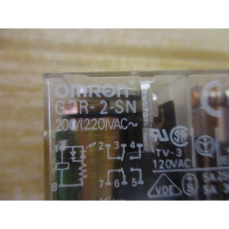 Omron G2R-2-SN-AC200220 Relay G2R-2SN-200220VAC - Used