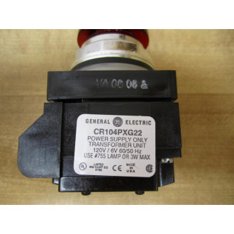 General Electric CR104PBT00R5C2 Red Button CR104PXG22
