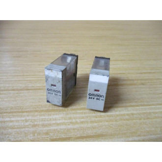 Omron G2R-1S-DC24(S) Relay G2R-1-S(S)-24VDC (Pack of 2) - Used