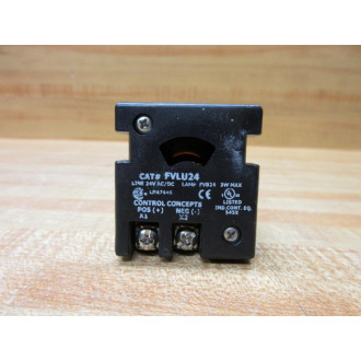 C3 Controls FVLU24A Pilot Light FVLU24 - Used