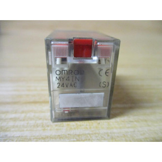 Omron MY4IN-AC24(S) Relay MY4IN-24VAC(S) - Used