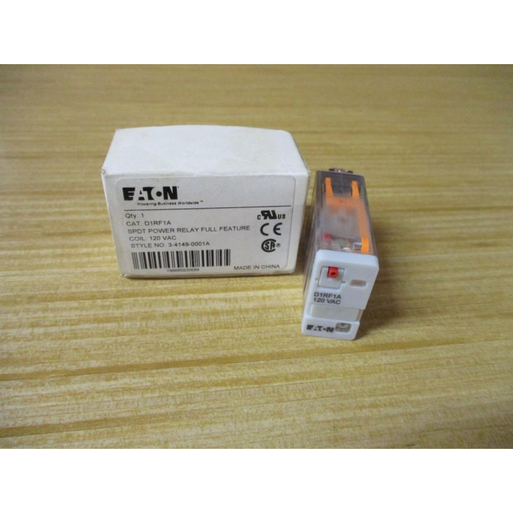 Eaton D1RF1A-120V AC Relay D1RF1A-120VAC