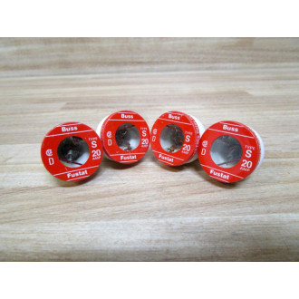 Buss S-20 Bussmann Fuse Cross Ref 1CZ19 D (Pack of 4)