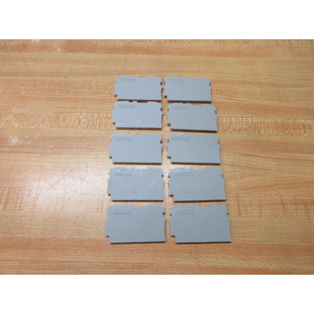 Wago 2002-1291 End Plate 20021291 (Pack of 10) - New No Box