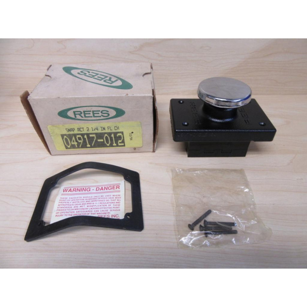 Rees 04917-012 FLT Chrome Plunger Switch 04917012