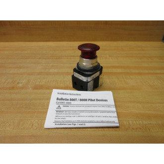 Allen Bradley 800T-FXTQH2RD2 Illuminated Push Pull Device - New No Box