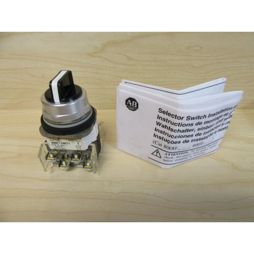 Allen Bradley 800T-J4KT1B Selector Switch - New No Box