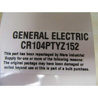 General Electric CR104PTYZ152 Switch Button