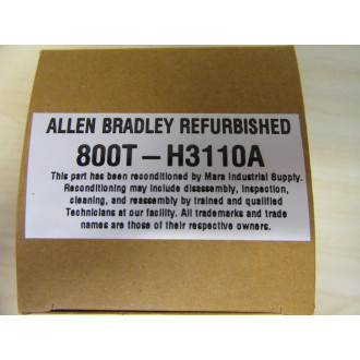 Allen Bradley 800T-H3110A Selector Switch - Refurbished