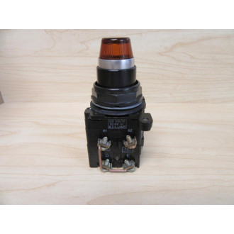 Cutler Hammer 10250T232N Pretest Push Button Switch Amber - New No Box