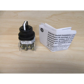 Allen Bradley 800H-JR2KD7ADDX Selector Switch - New No Box
