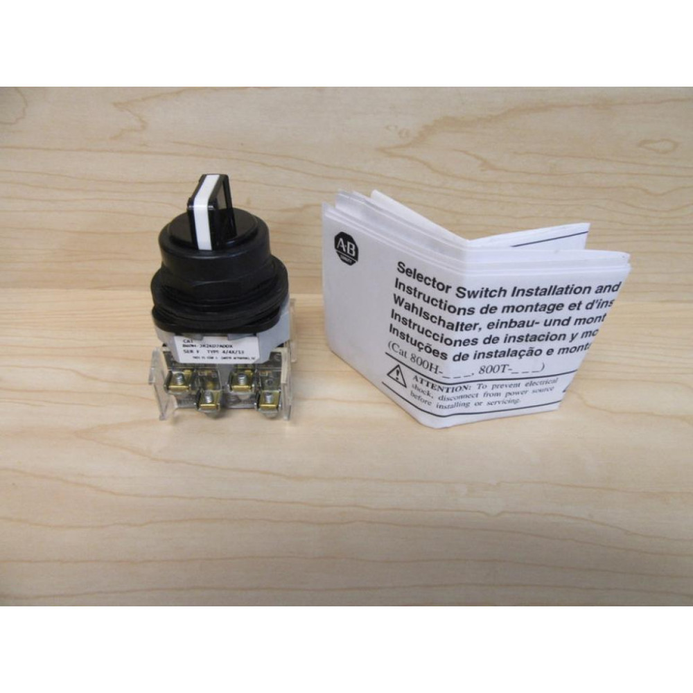 Allen Bradley 800H-JR2KD7ADDX Selector Switch - New No Box