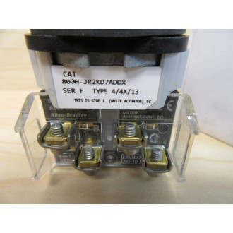 Allen Bradley 800H-JR2KD7ADDX Selector Switch - New No Box