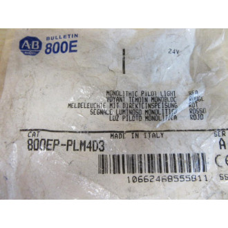Allen Bradley 800EP-PLM4D3 Pilot Light 800EP-PLM4D3R