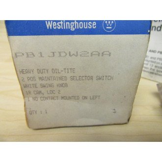 Westinghouse PB1JDW2AA Selector Switch