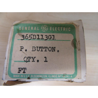 General Electric 365B113G1 Push Button Switch