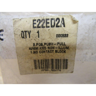 Cutler HammerEaton E22ED2A Push Pull Switch Assembly