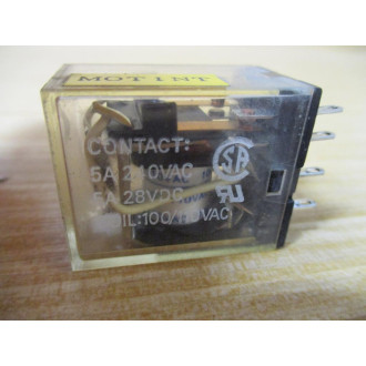 Omron MY2-AC100110 Relay MY2-100110VAC - Used