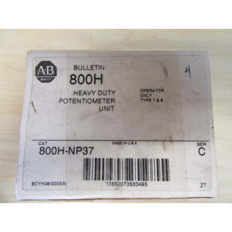 Allen Bradley 800H-NP37 Potentiometer