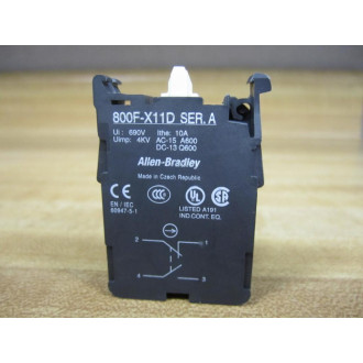 Allen Bradley 800F-X11D Contact 800FX11D - New No Box