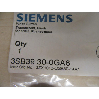 Siemens 3SB3930-0GA6 Button Cover 3SB39300GA6
