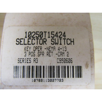 Cutler Hammer 10250T15424 Selector Switch