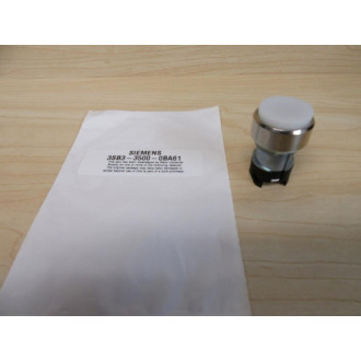 Siemens 3SB3 500-0BA61 White 3SB35000BA61 Button