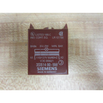 Siemens 3SB1-400-5M Pilot Light Module 3SB14005M - New No Box