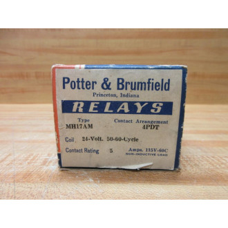 Potter & Brumfield MH17AM-24V Relay MH17AM