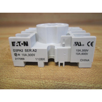 Cutler Hammer D3PA2 Eaton Relay Socket 10A 300V - New No Box