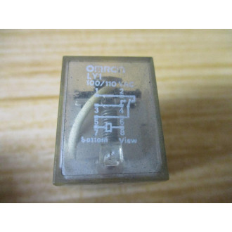 Omron LY1-110120V Relay LY1-110120V AC Coil VAC - Used