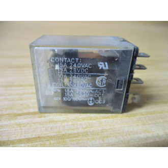Omron LY1-110120V Relay LY1-110120V AC Coil VAC - Used