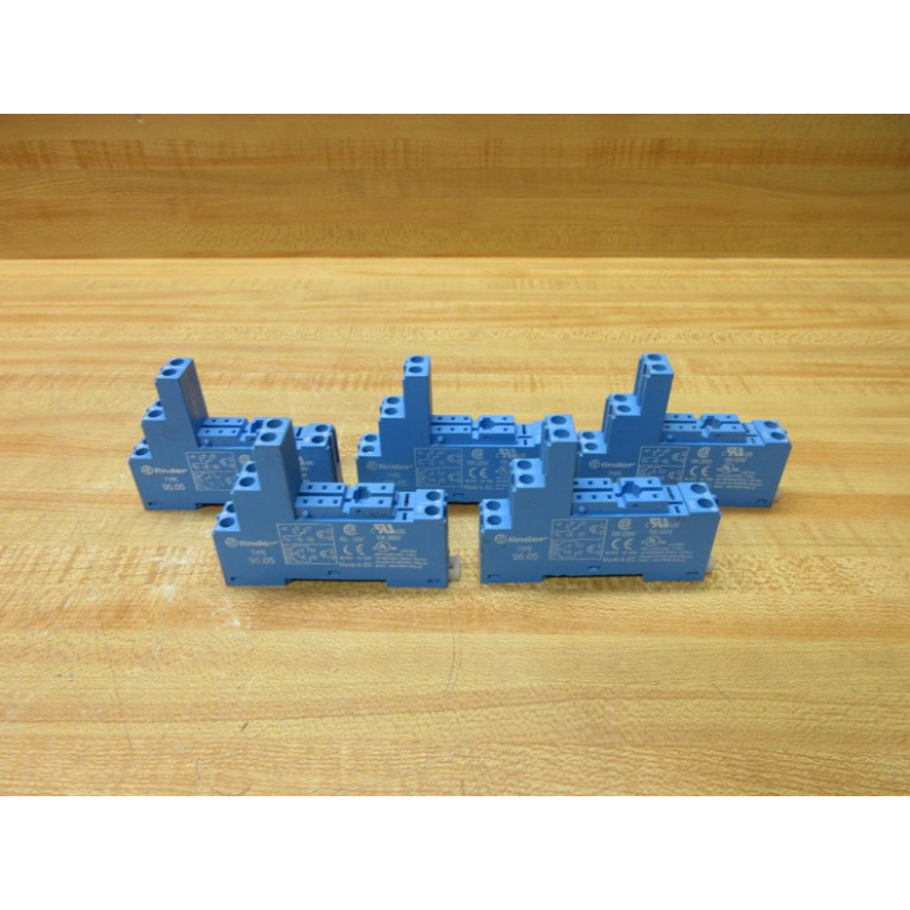 Finder 95.05 Relay Socket 9505 (Pack of 5) - Used