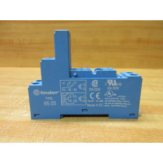 Finder 95.05 Relay Socket 9505 (Pack of 5) - Used